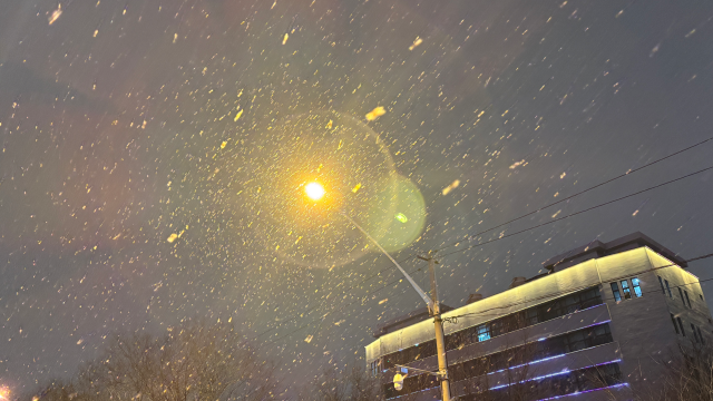 下雪的北京